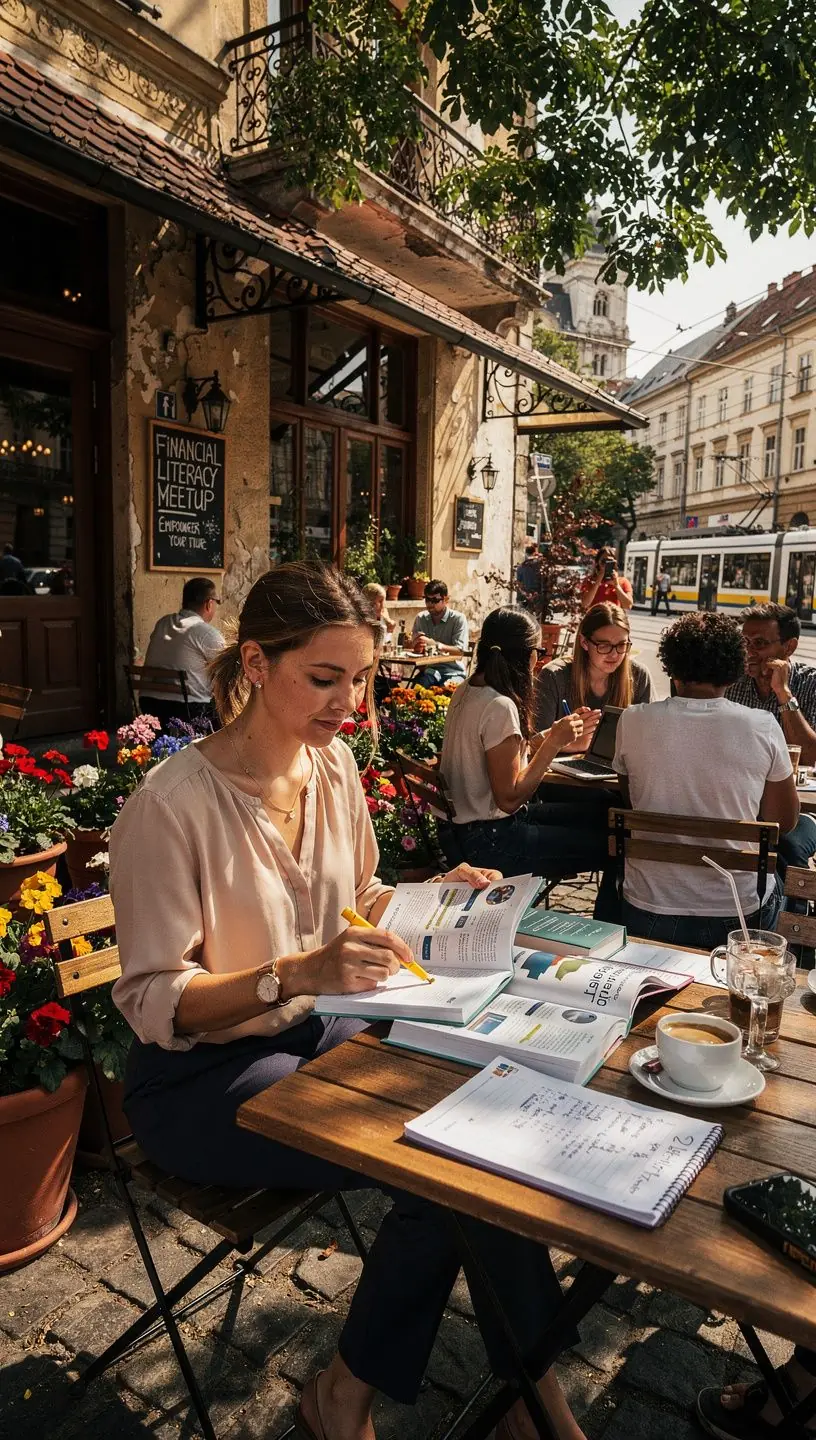 Kép egy pénzügyi tanácsadóról, aki egy ügyféllel beszélget a költségvetés tervezéséről.